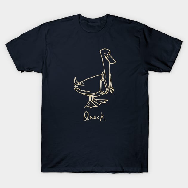 Quack T-Shirt by calebfaires